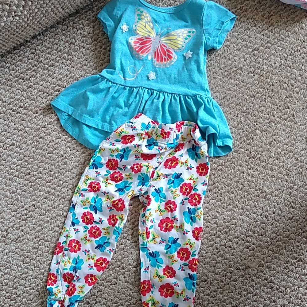 Little girl pants set